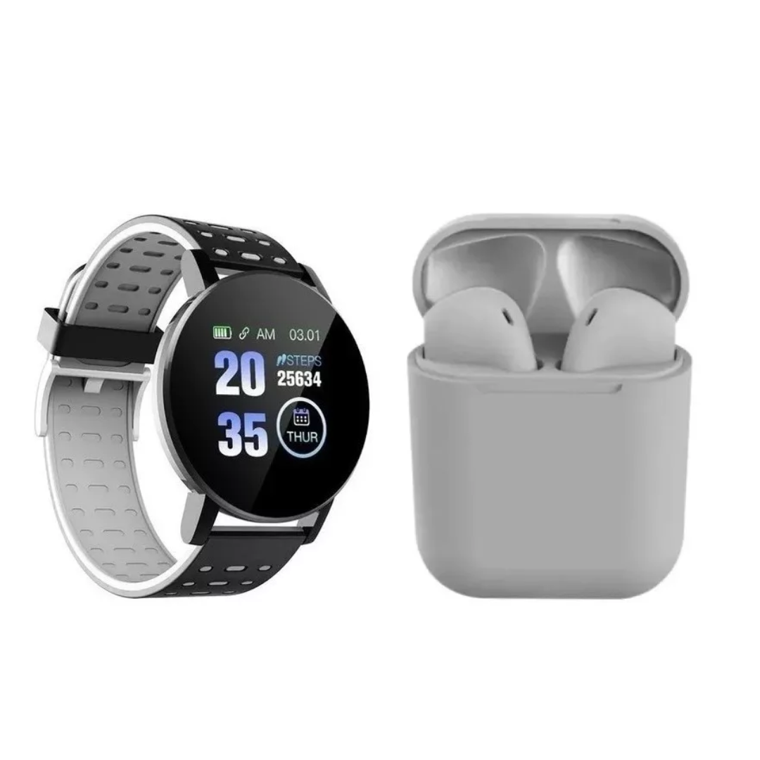 SMART WATCH 119PLUS™ + AUDIFONOS I12™ | SUPER COMBO