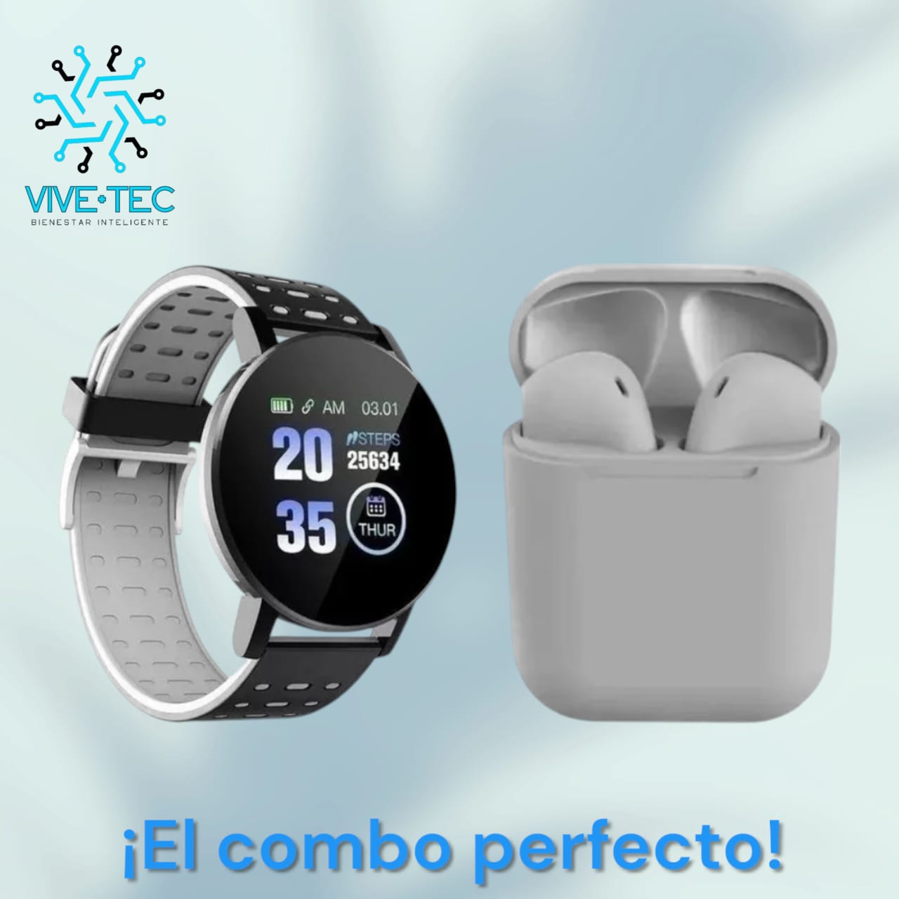 SMART WATCH 119PLUS™ + AUDIFONOS I12™ | SUPER COMBO